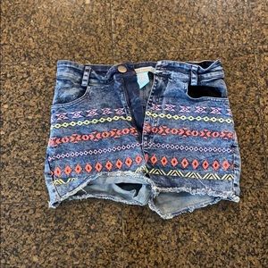 Flying Tomato High Rise Jean Shorts Size Medium